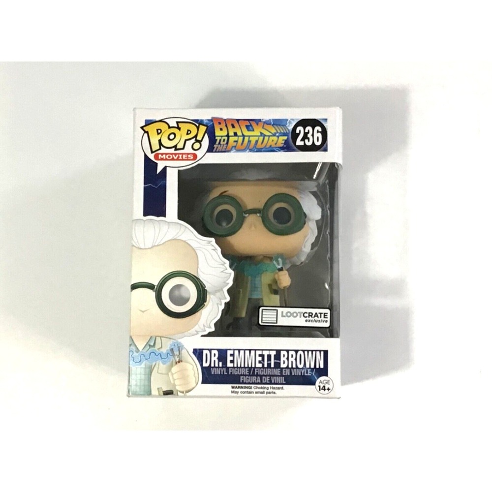 Funko Pop Brand New Collectable Dr. Emmett Brown 236 Back To The Future‎